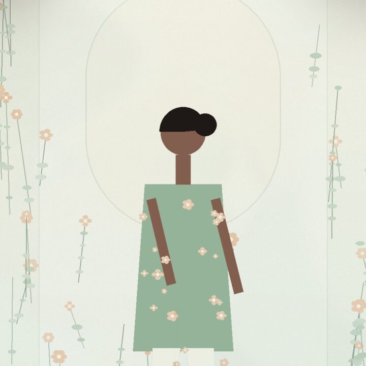 Editorial floral fashion campaign image